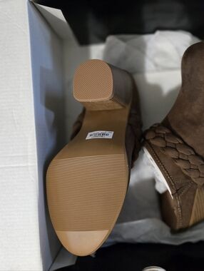 Women’s Brown Braided Suede Mule Clogs